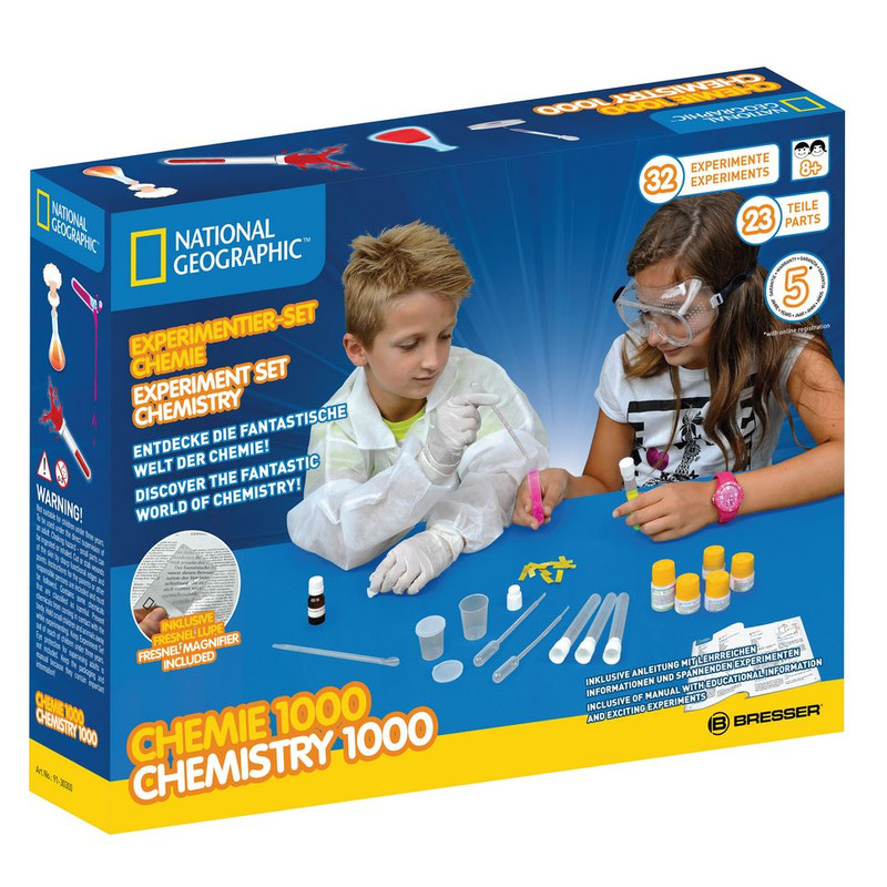 National Geographic Experimentele set chemie 1000