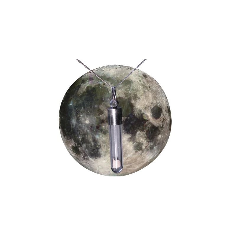 Jurassic Jewellery Meteoriet maanstofketting (buisje)