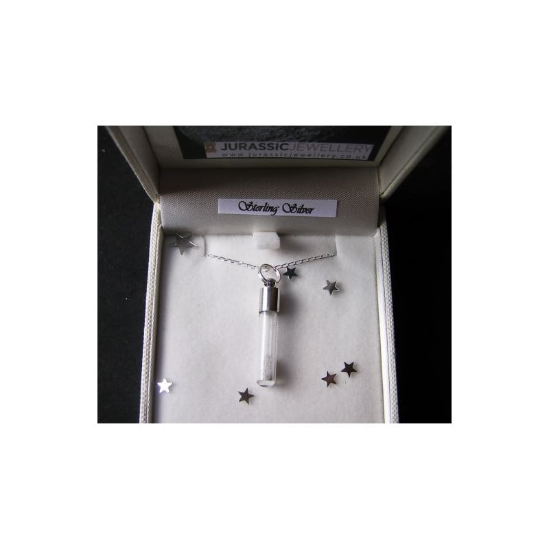 Jurassic Jewellery Meteoriet maanstofketting (buisje)