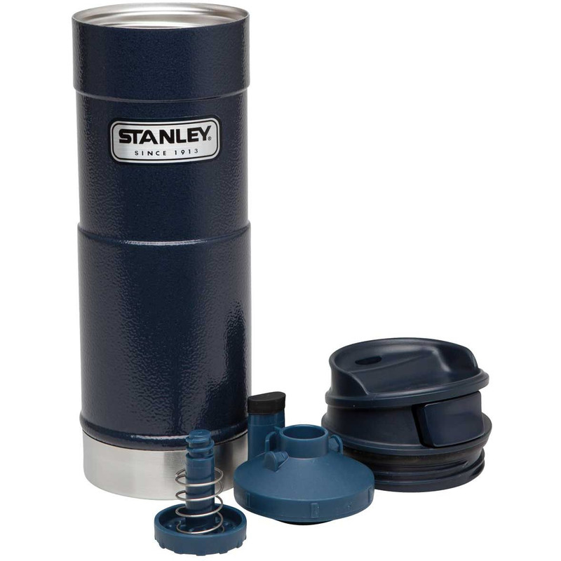 Stanley Classic thermobeker, 0,47l, blauw/zilver