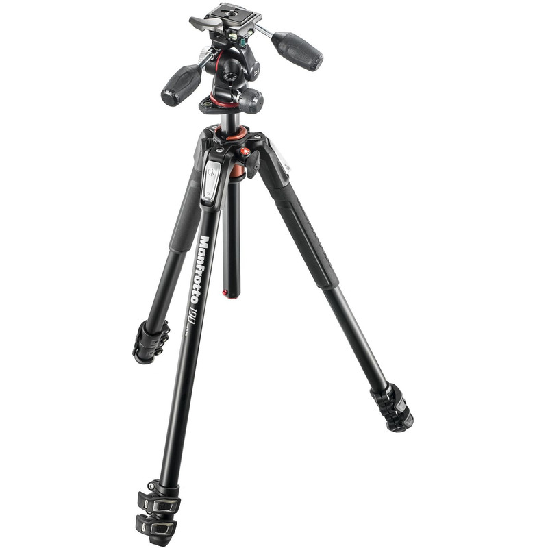 Manfrotto Aluminium statief MK190XPRO3-3W, met 3-weg-kop