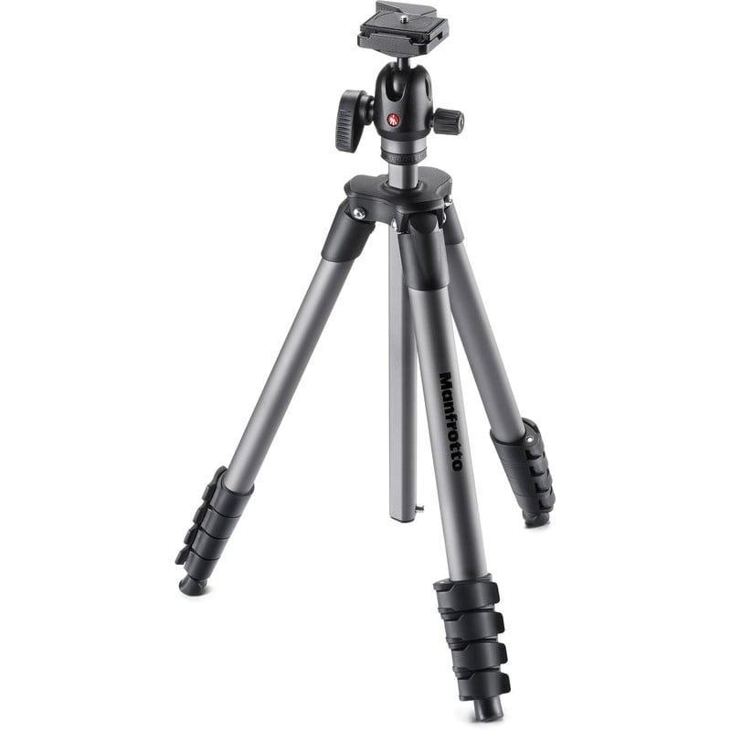 Manfrotto Aluminium statief MKCOMPACTADVBH, met balhoofd