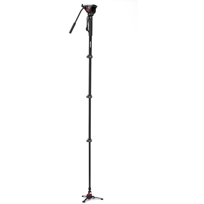 Manfrotto Aluminium monopod MVMXPRO500, met vloeistof-2-weg-kop