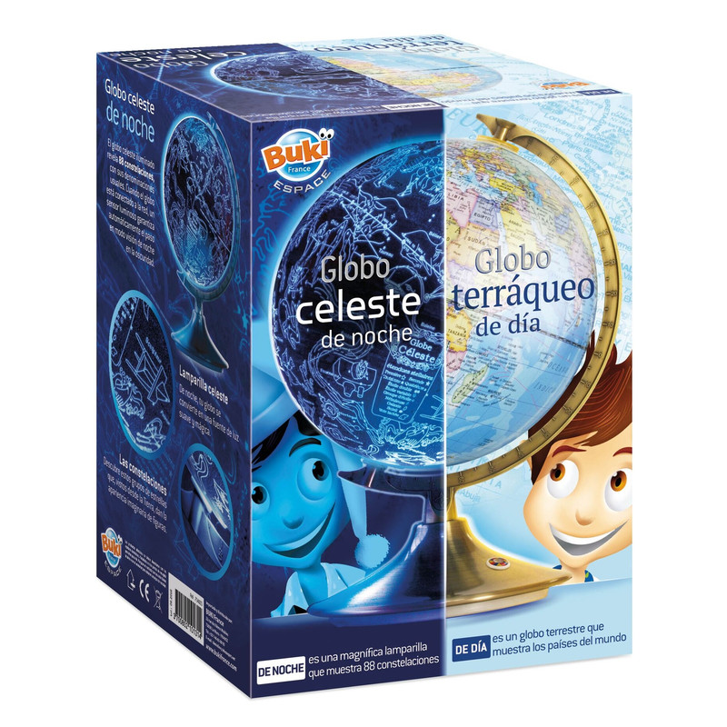 Buki Kinderglobe Día y noche español 21cm