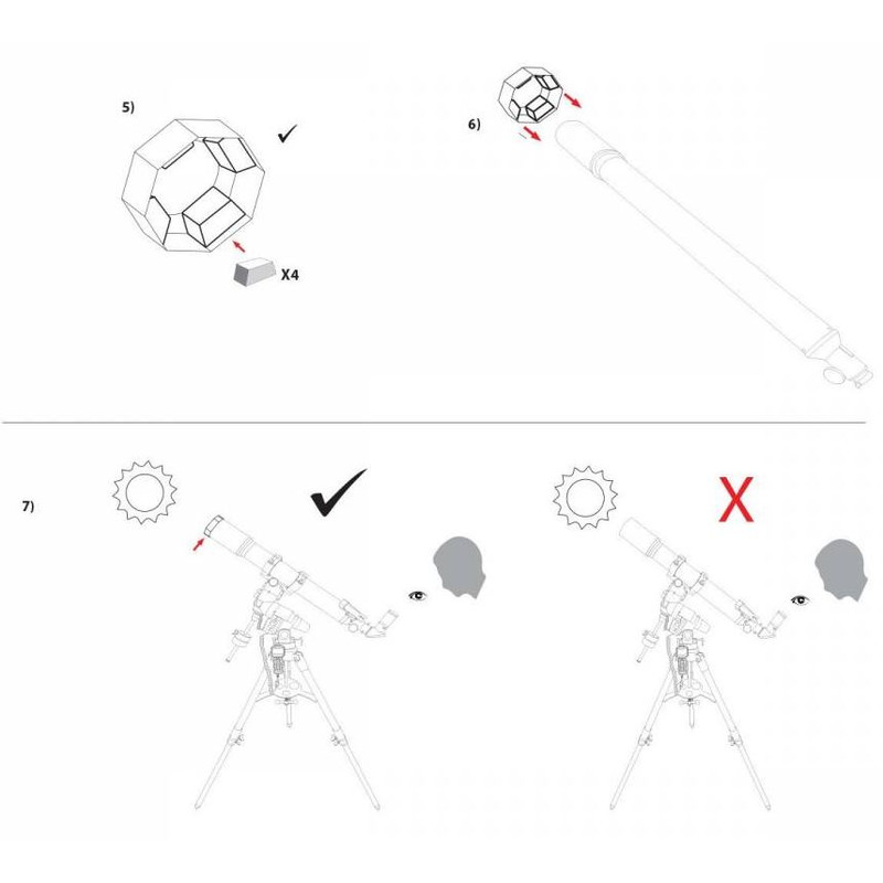 Explore Scientific Zonnefilters Sun Catcher zonnefilter voor 110-130mm telescopen