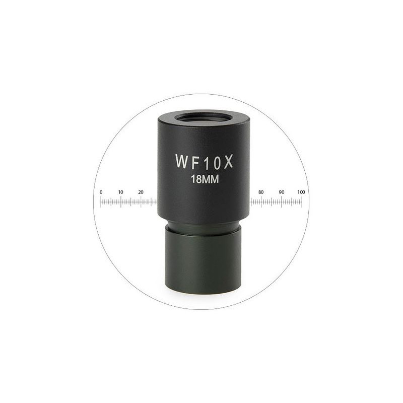 Euromex WF, 10x/18mm, micrometeroculair, MB.6010-M (MicroBlue)
