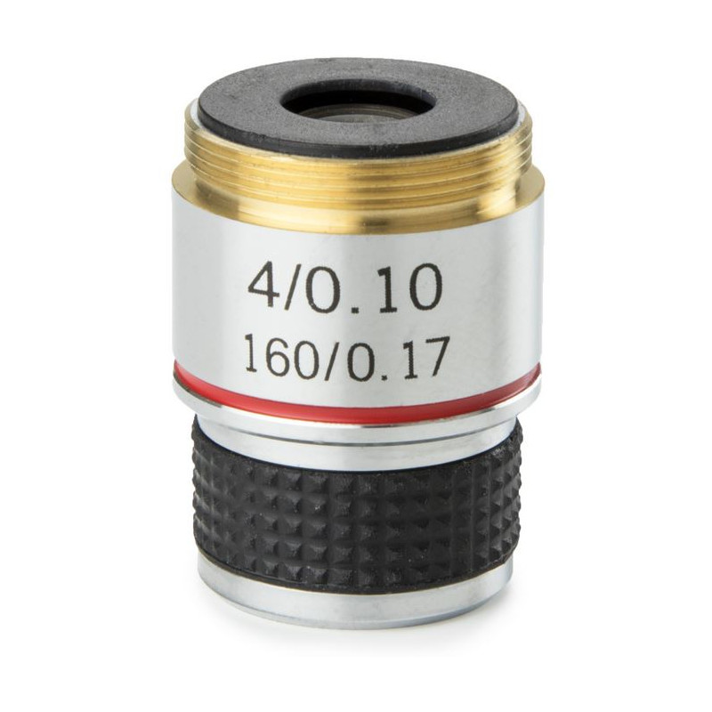 Euromex Objectief 4x/0,10 achro, parafocaal 35mm, MB.7004  (MicroBlue)