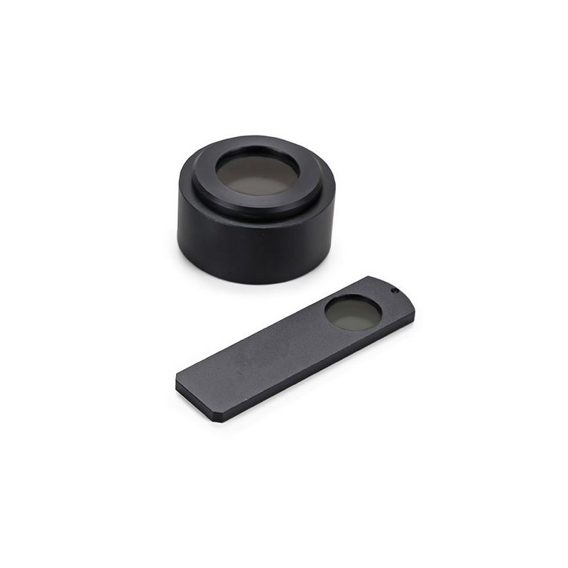 Polarisatiekit AE.5601, analysator voor inschuifeenheid, Polarisatiefilter (BioBlue)