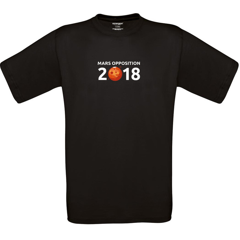 T-Shirt Mars Oppositie 2018 - Maat XL zwart