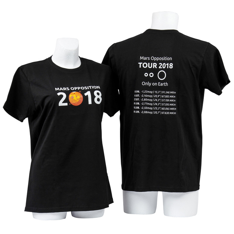 T-Shirt Mars Oppositie 2018 - Maat XL zwart