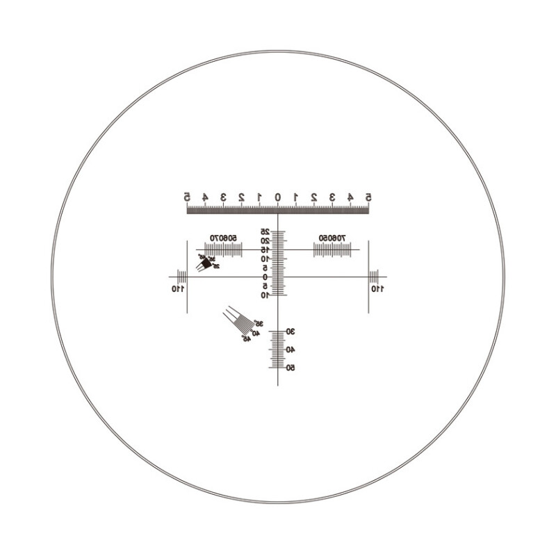 Motic Micrometeroculair, WF 10x/23mm, analysator met diamantproportie