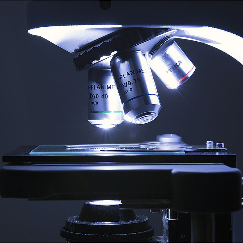 Optika Microscoop B-510BFIVD, trino, W-PLAN IOS, 40x-1000x, IVD