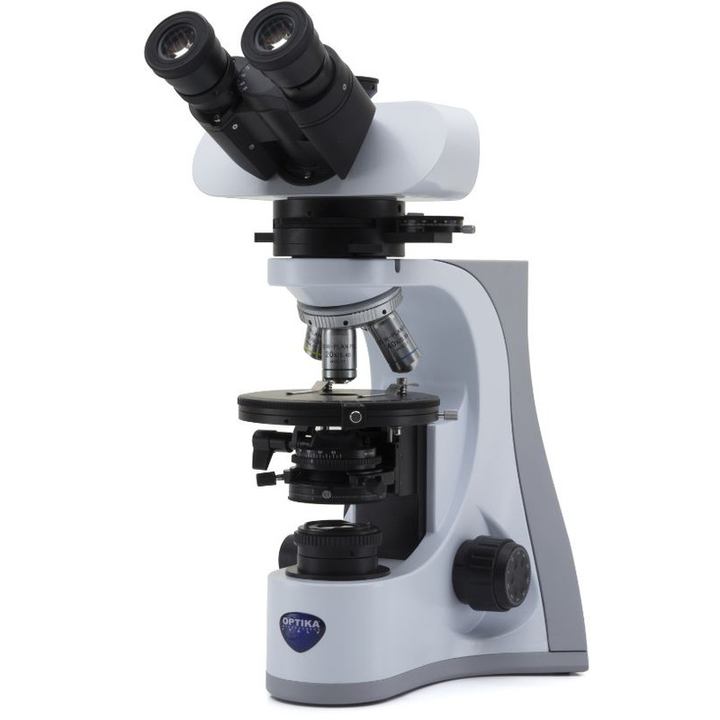 Optika Microscoop B-510POL, polarisation, transmitted, trino, IOS W-PLAN POL, 40x-400x, EU