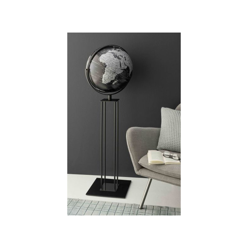 TROIKA Staande globe Worldtrophy Matt Black 42,5cm