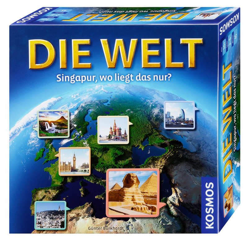 Kosmos Verlag Spel De Wereld - Singapore, waar ligt het?