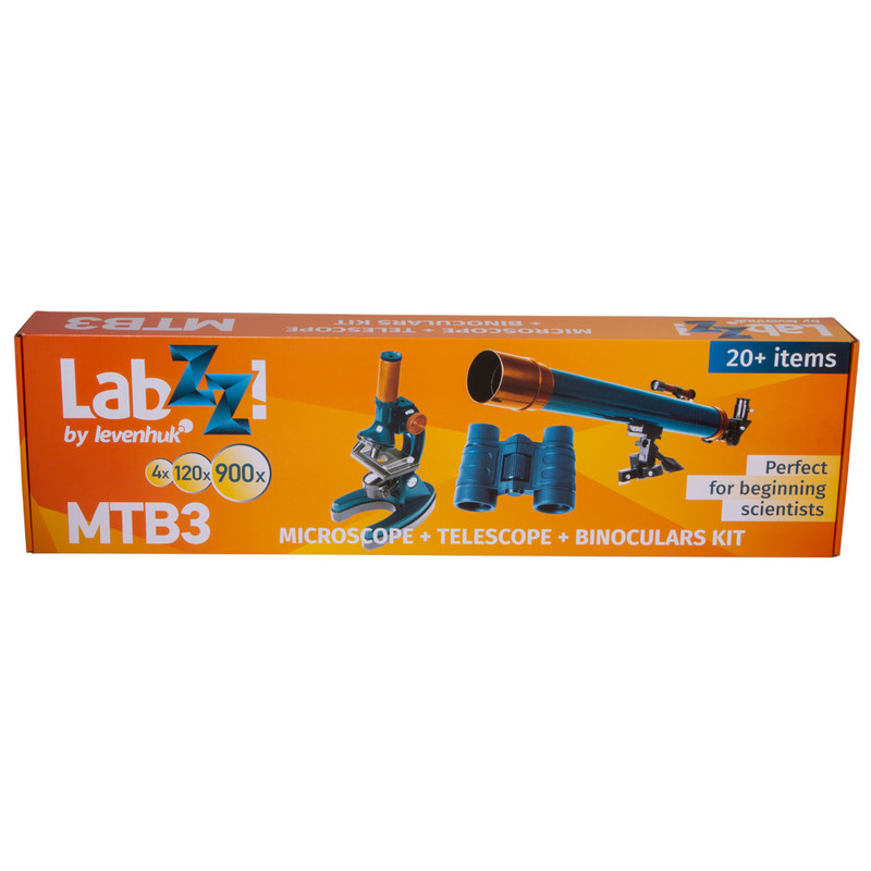 Levenhuk LabZZ MTB3 set: telescoop, microscoop en verrekijker