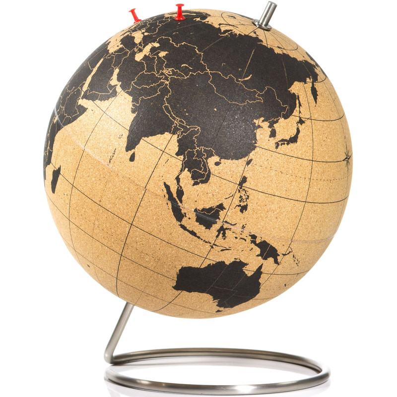 suck UK Cork globe 25cm for pinning