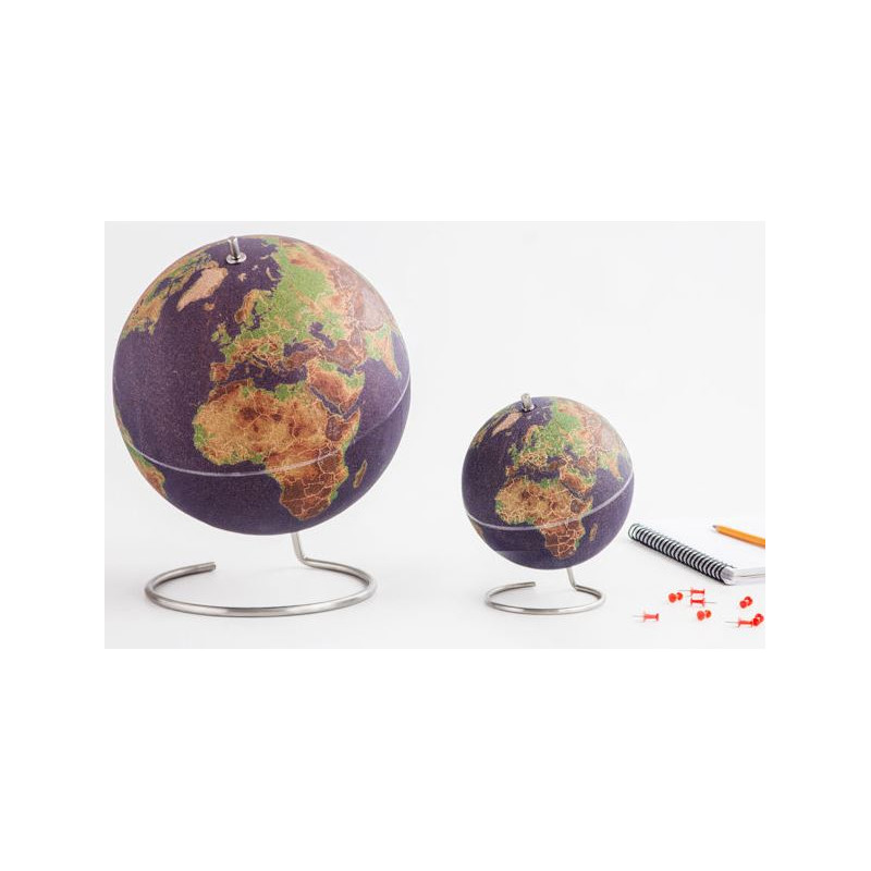 suck UK Coloured Cork globe 15cm for pinning