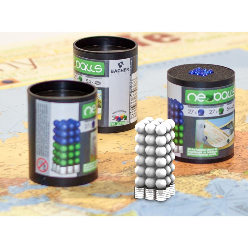 Bacher Verlag Neoballs magnetische ballenset 54 stuks wit