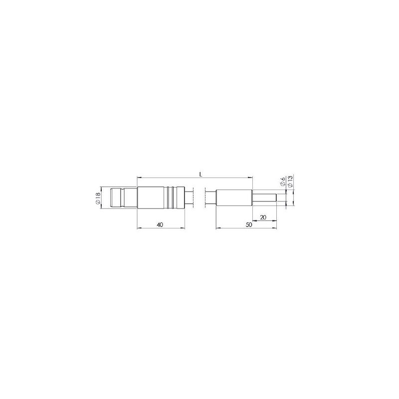 StarLight Opto-Electronics GLF1-1600-4.5, 1-arm, armlengte 1600 mm, actieve diameter 4,5 mm