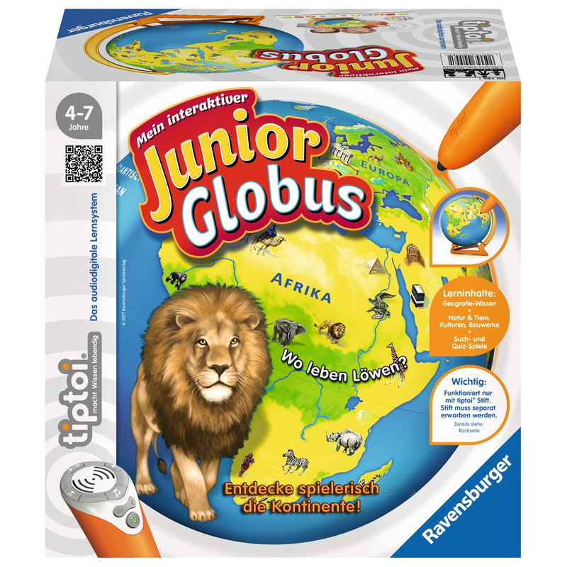 tiptoi Kinderglobe Interactieve Junior Wereldbol 23cm