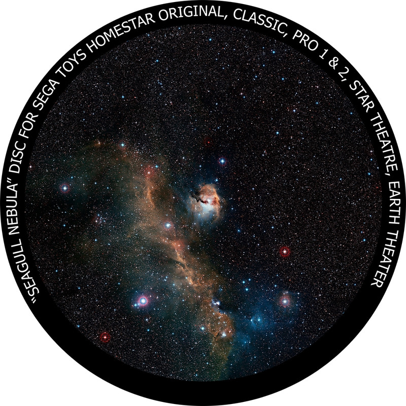 Redmark Projectieschijf voor het Sega Homestar Planetarium - Zeemeeuwnevel.