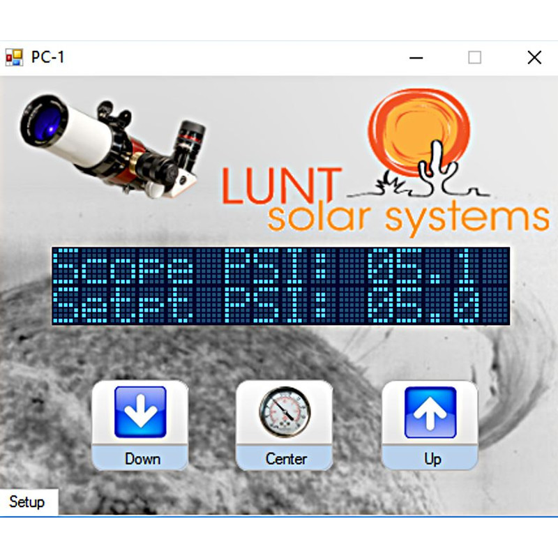 Lunt Solar Systems Sturingen voor druktuners PC-USB