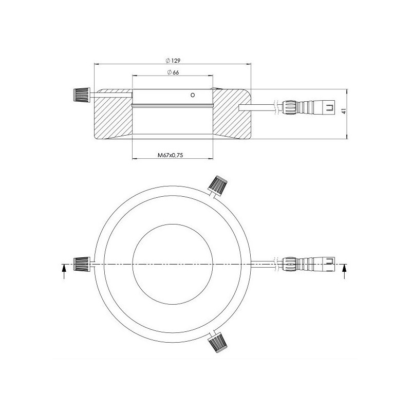 StarLight Opto-Electronics RL12-18f WW, schijnwerper, warm wit (3000K)