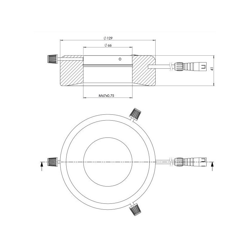 StarLight Opto-Electronics RL12-18s-S4 G, groen (528 nm), Ø 66mm