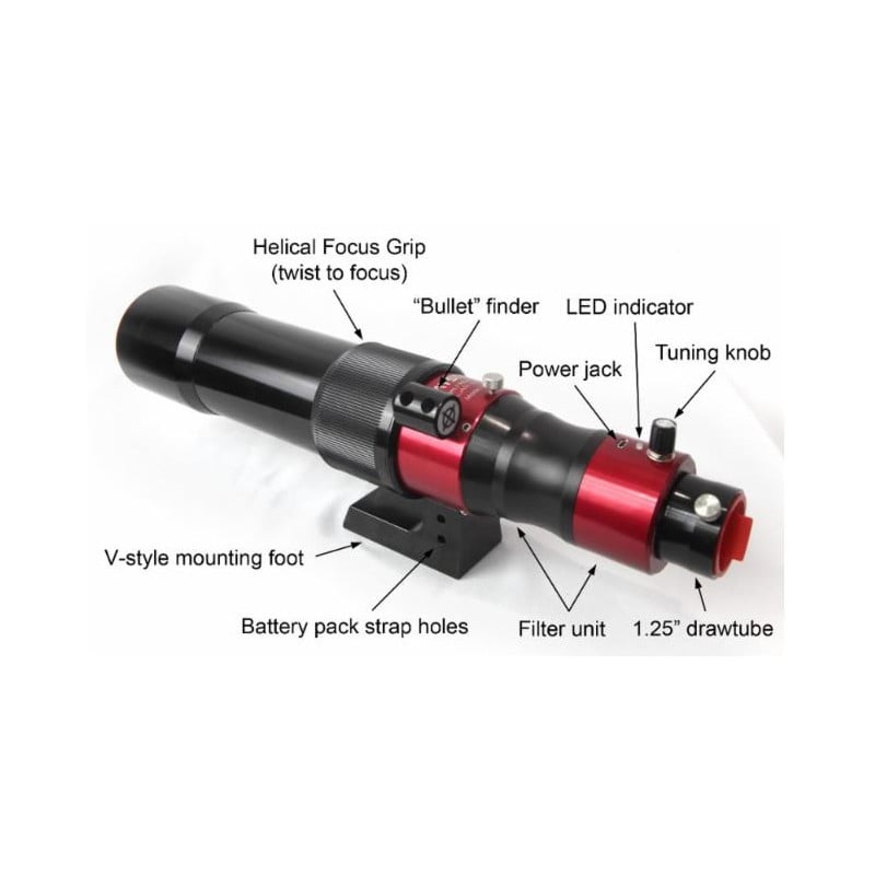 DayStar Zonnetelescoop ST 60/930 SolarScout SS60-ds H-Alpha OTA Set