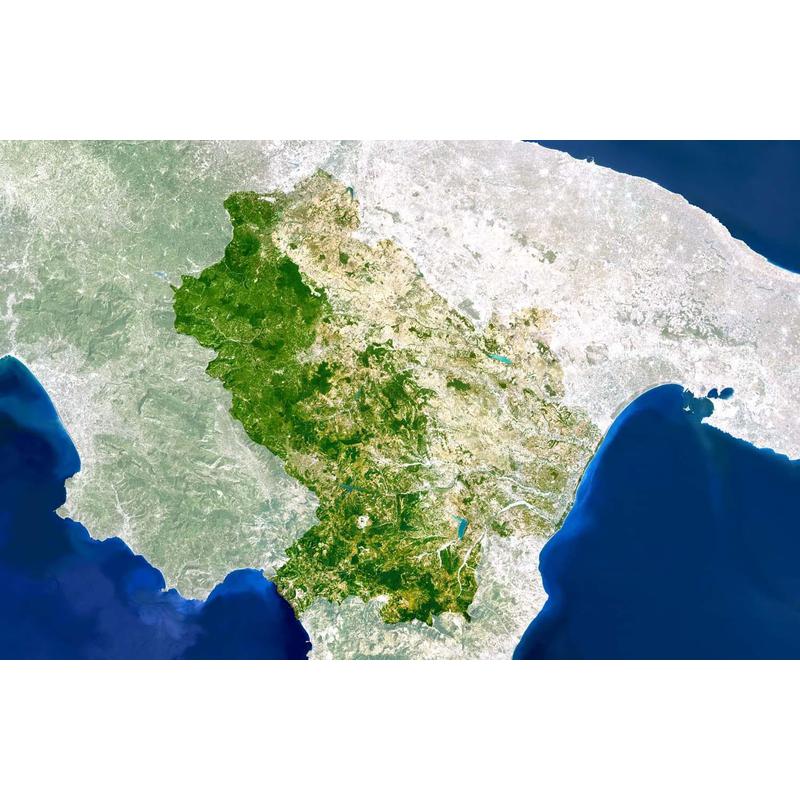 Planet Observer regiokaart Basilicata