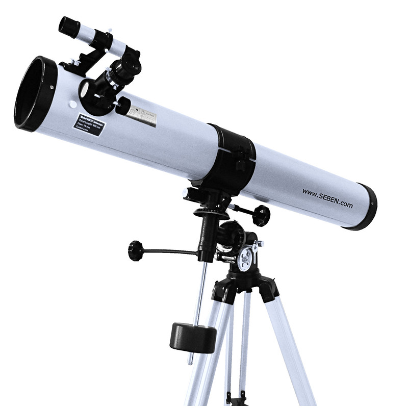 Seben 76/900 reflectortelescoop spiegeltelescoop zoeker astronomie
