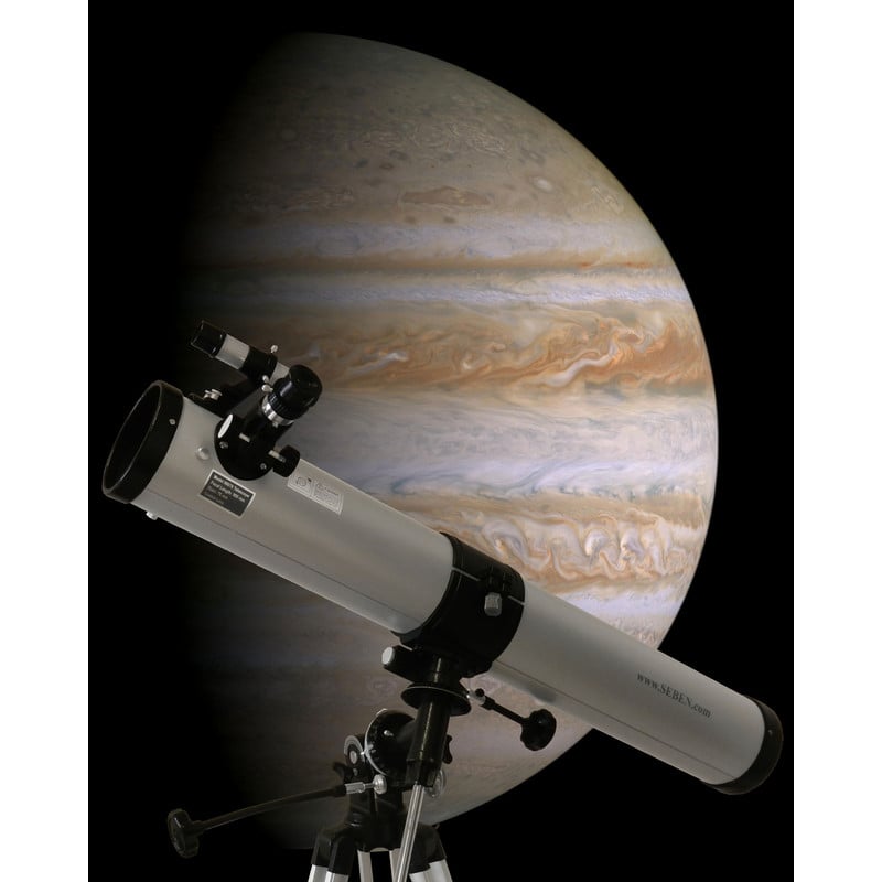 Seben 76/900 reflectortelescoop spiegeltelescoop zoeker astronomie