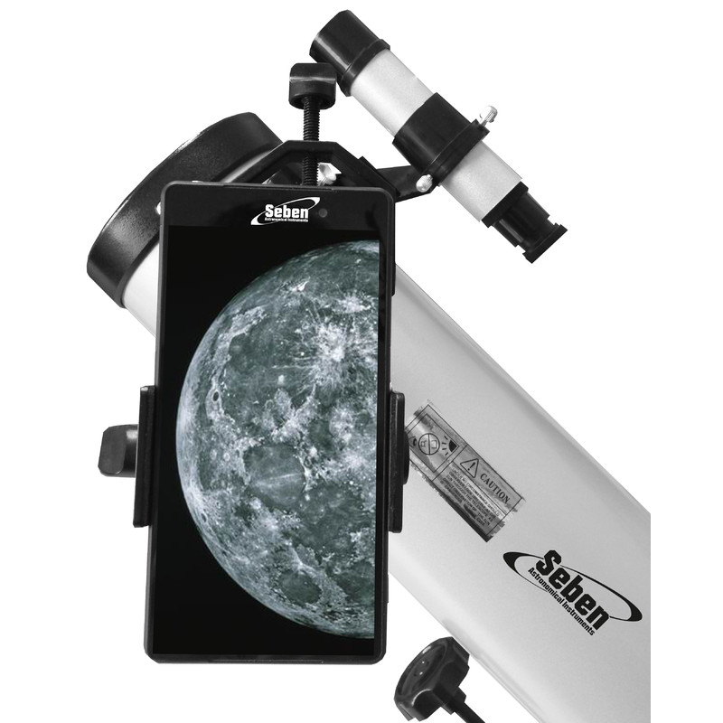 Seben 76-900 EQ2 reflector telescoop + Smartphone adapter DKA5 + accessoires pakket