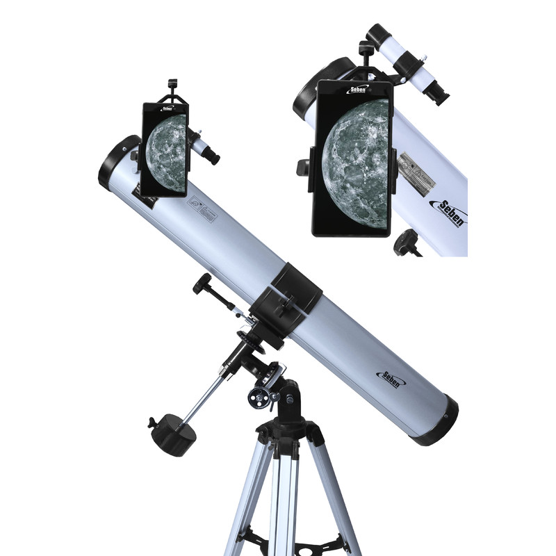 Seben Telescoop 76-900 EQ2 Reflector Telescope Smartphone Camera Adapter Holder Mount DKA5