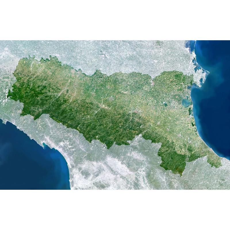 Planet Observer regiokaart Emilia-Romagna