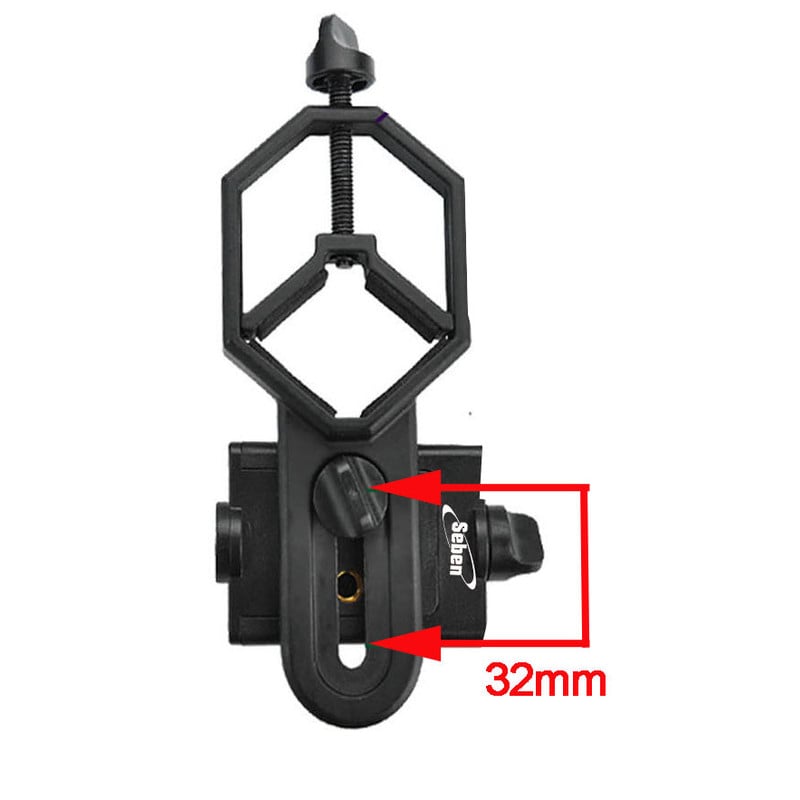 Seben Universal Smartphone Adapter voor mobiele telefoon DKA5 voor telescoop, spotting scope, monoculair