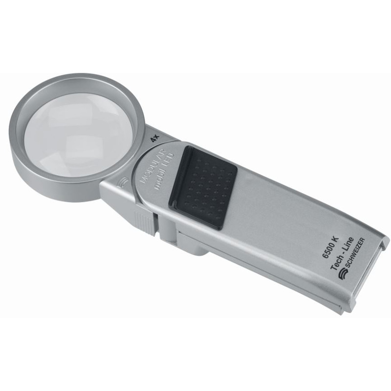 Schweizer Vergrootglazen Tech-Line Modular 4x/Ø55mm, aspheric, 6500K