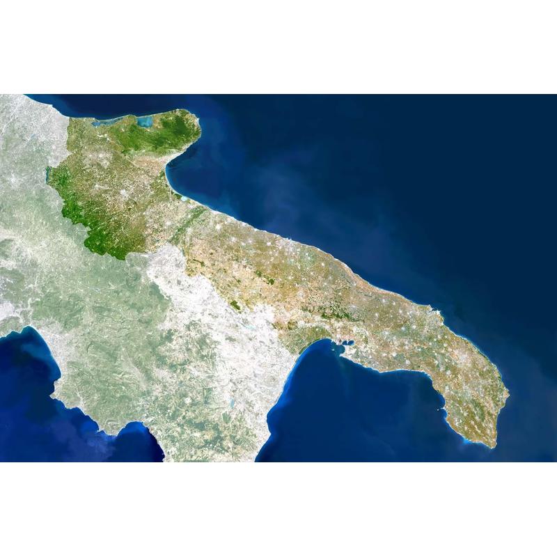 Planet Observer regiokaart Apulië