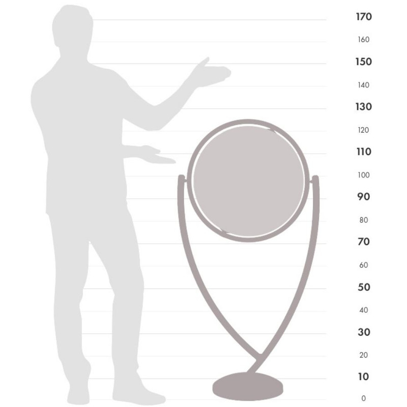 Zoffoli living Staande globe Colombo Apricot 50cm