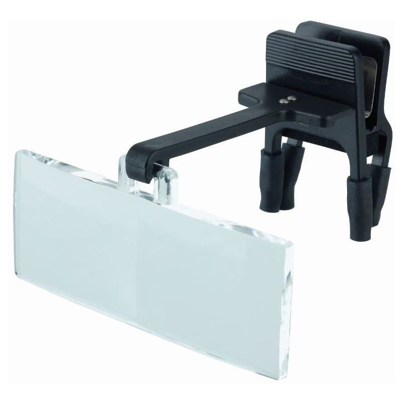 Schweizer Vergrootglazen Basic-Line RIDO-CLIP met voorzetloep, 1.75, x, 3.0D, 250mm w.d.