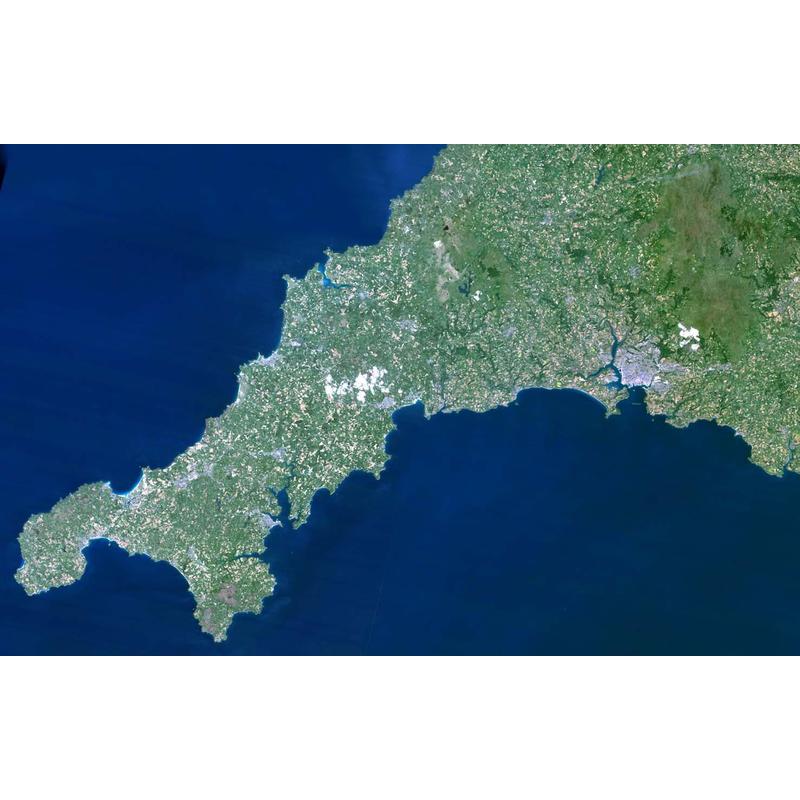 Planet Observer regiokaart Cornwall