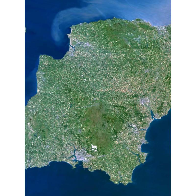 Planet Observer regiokaart Devon