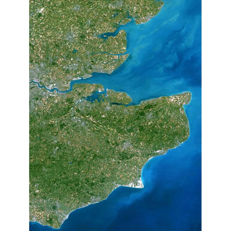 Planet Observer regiokaart Kent & Thames Estuary