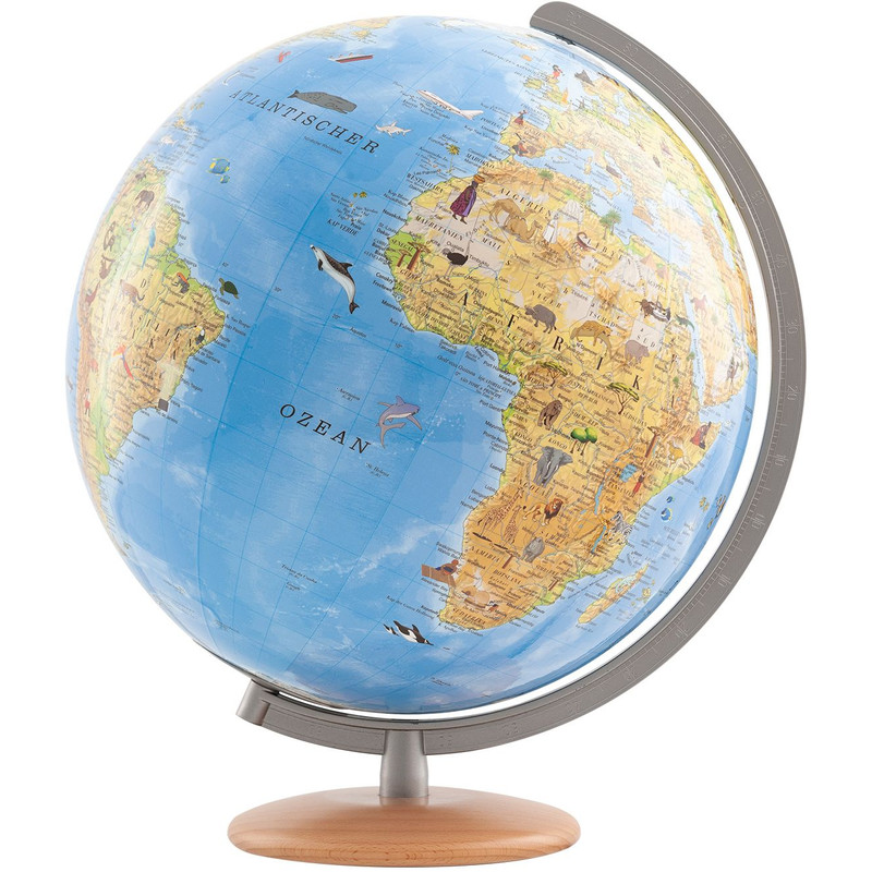 Columbus Kinderglobe Unsere Erde mit Entdeckerstift 34cm