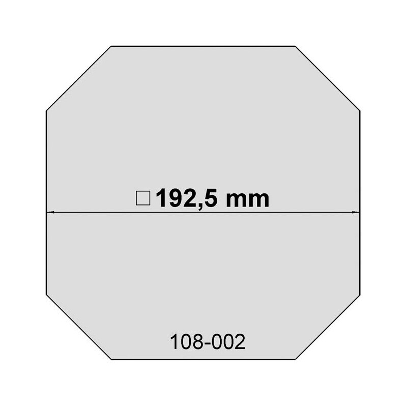 euro EMC Filterfolie Vervangingsfilm voor Zonnefilters maat 8 AstroSolar