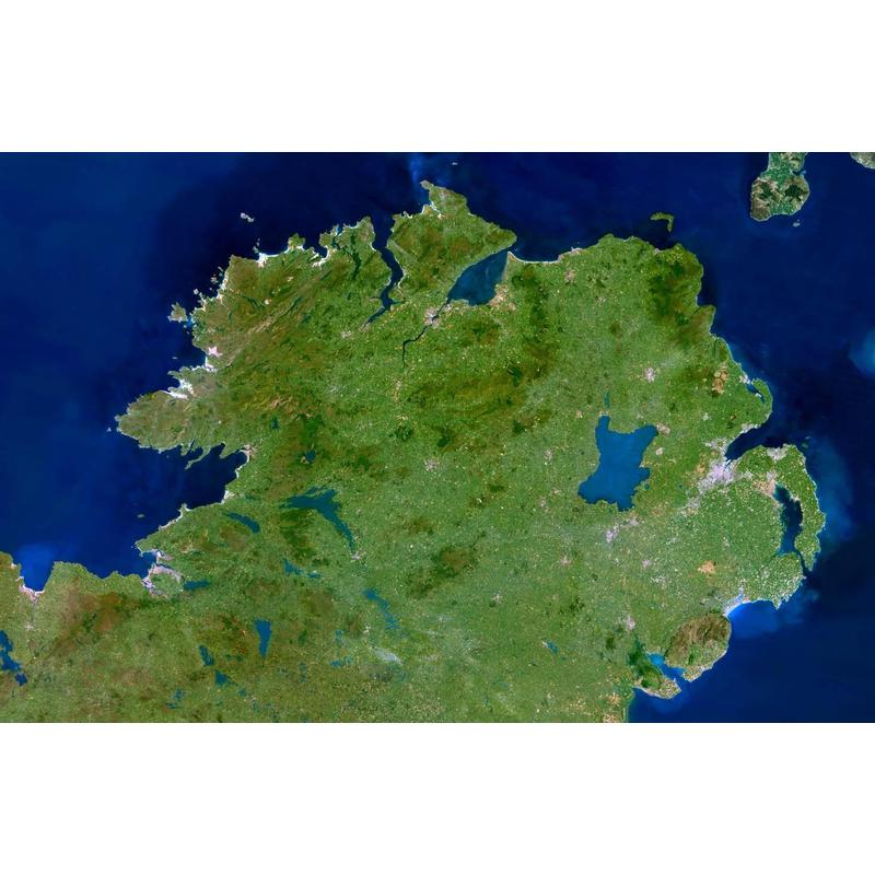 Planet Observer regiokaart Ulster