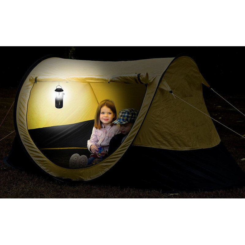 National Geographic Werklamp Campinglantaarn op zonne-energie met radio