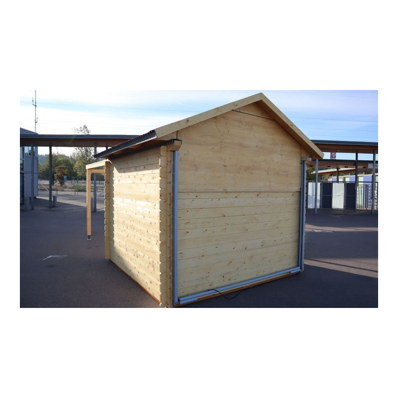 Dome Parts GreenLine Mini observatorium met intrekbaar dak en houtbescherming
