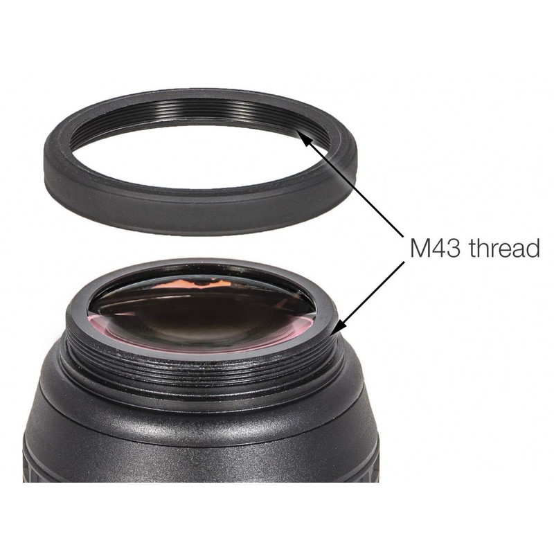 Baader Eyepiece cup met M43 schroefdraad